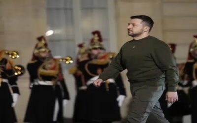 Zelenskyy visita Londres y París; pide aviones de combate