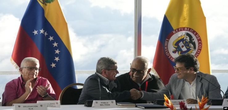 Gobierno colombiano y ELN inician segundo ciclo de negociación en México