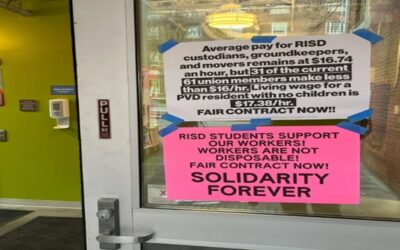 Trabajadores de la Escuela de Diseño de Rhode Island (RISD) se declararon en huelga por “prácticas laborales injustas”.