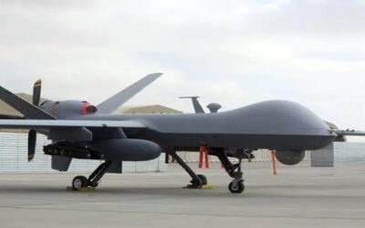 Caza ruso golpea un dron de EEUU sobre el Mar Negro