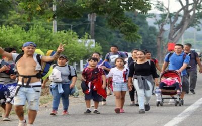 “Viacrucis migrante” pide diálogo con gobierno de México tras avance rumbo a la Ciudad de México y EE.UU.