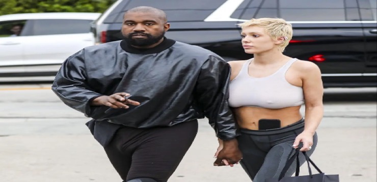 Esposa de Kanye West aparece sin ropa y usando cinta adhesiva ¡Llueven críticas para Bianca Censori!