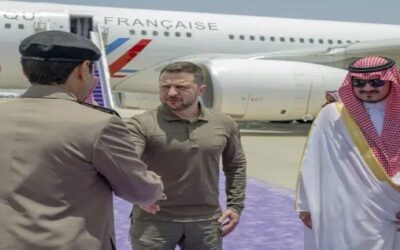 Zelenskyy lleva su campaña diplomática contra Rusia a la cumbre árabe y al G7