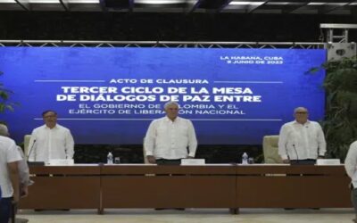 Gobierno de Colombia y guerrilla ELN acuerdan un cese del fuego bilateral por seis meses