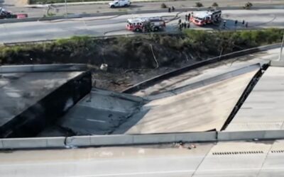 Se derrumba un tramo de la I-95 por el feroz incendio de un camión en Philadelphia: “La carretera ha desaparecido”