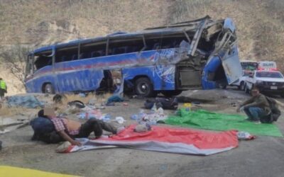 Accidente de autobús en México deja 15 muertos; varios de ellos venezolanos