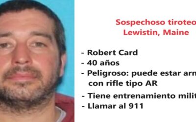 Autoridades continúan buscando a sospechoso de masacre en Maine, levantan orden de mantenerse en casa,