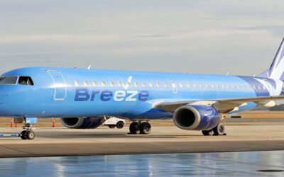 Breeze Airways anuncia dos rutas nuevas a Florida desde el Aeropuerto Internacional TF Green