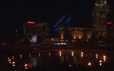 Está tarde se lleva a cabo WaterFire “Saludo a los Veteranos” seguida de iluminación total.