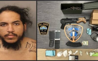 Hombre de Providence arrestado en Fall River con 221 gramos fentanilo y arma de fuego.