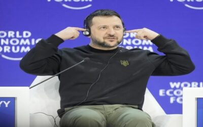 Zelenskyy lanza duros ataques contra Putin en Davos