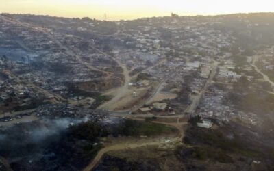 Suben a 46 las víctimas de los incendios en Chile; se prevé que aumente la cifra