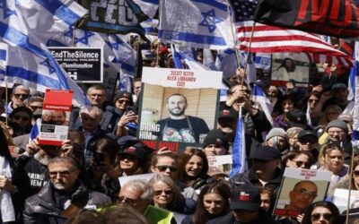Miles de judíos estadounidenses exigen en Nueva York liberar los rehenes en manos de Hamás