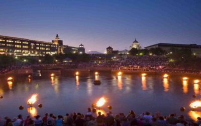 WaterFire Providence anuncia calendario 2024.