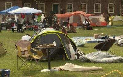 Universidad Brown envía carta a estudiantes que acampan en protesta por violencia en Gaza, advierten acciones disciplinarias.