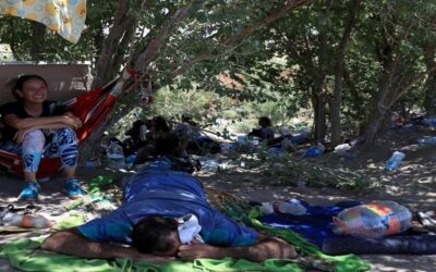 La ola de calor azota a los migrantes varados en la frontera México-EEUU con 40 grados