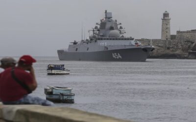 Barcos de guerra de Rusia llegan a La Habana tras realizar maniobras en el Atlántico