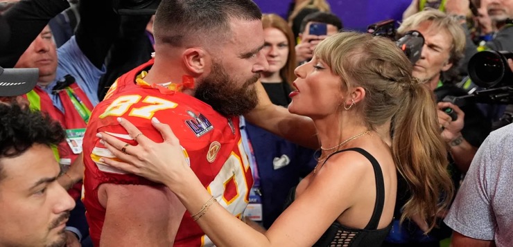 Travis Kelce baila ‘Love Story’ en Londres y fanáticas de Taylor Swift enloquecen