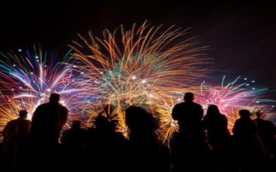 Donde disfrutar de los fuegos artificiales por el 4 de Julio en Rhode Island.