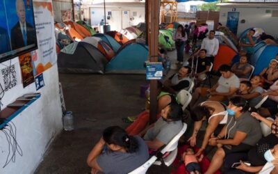 Migrantes varados en la frontera de México temen por posible triunfo de Trump en las presidenciales de EE.UU.