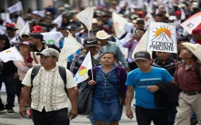 Miles de indígenas guatemaltecos marchan para exigir mejores condiciones de vida