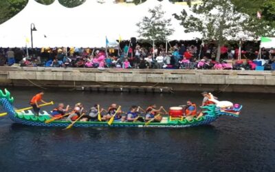 Pawtucket celebra tradicional carrera de botes dragón en festival por Día de Taiwán