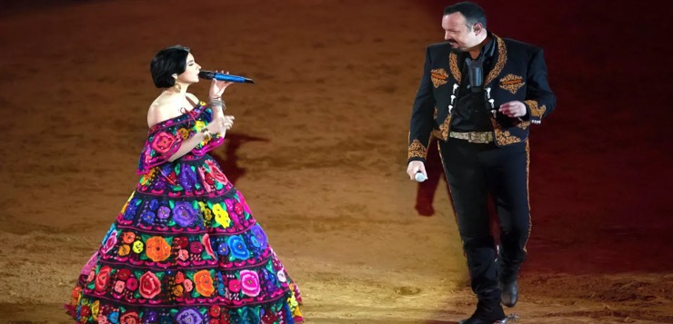 Pepe Aguilar contó quién pagó la boda de Ángela y Nodal