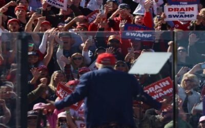 En estados clave, Trump enardece la campaña y Harris se prepara para el debate