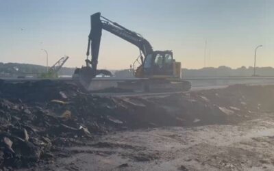 Conductores se verán afectados por cierres y desvíos, empezó la demolición del Puente Washington.