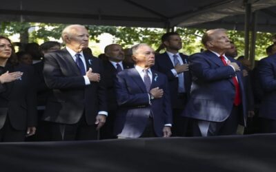 Aniversario del 11Sep reúne a Biden, Harris y Trump en la zona cero