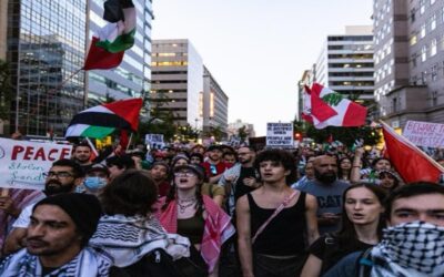 Protestan frente a la Casa Blanca contra la “complicidad” de EE.UU. de “genocidio” en Gaza