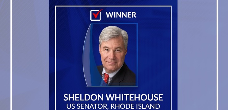 Whitehouse gana la reelección al Senado Estados Unidos