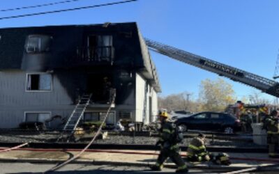 Bomberos responden a incendio en Pawtucket.