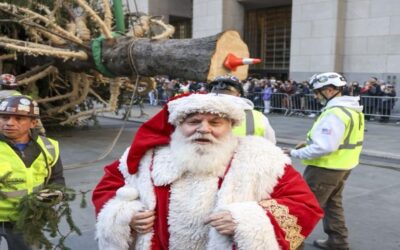 El árbol de Navidad del Rockefeller Center llega a Nueva York para inaugurar la temporada
