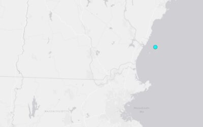 Temblor en Maine se sintió en Rhode Island.