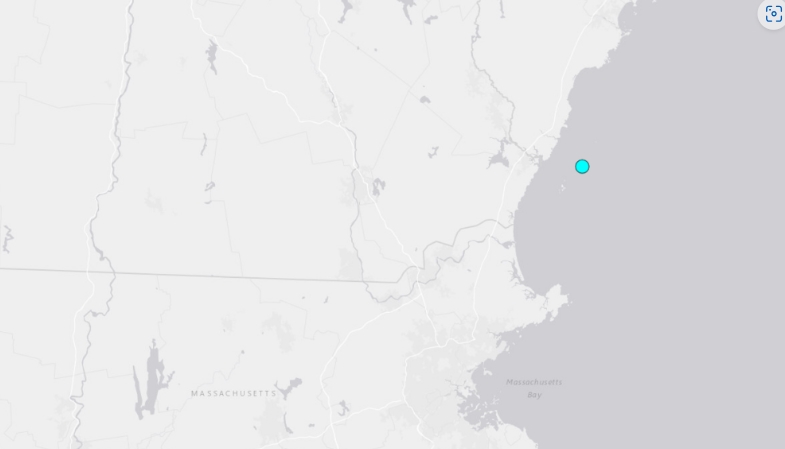 Temblor en Maine se sintió en Rhode Island.