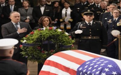 El féretro de Jimmy Carter llega al Capitolio para un emotivo homenaje antes de su funeral