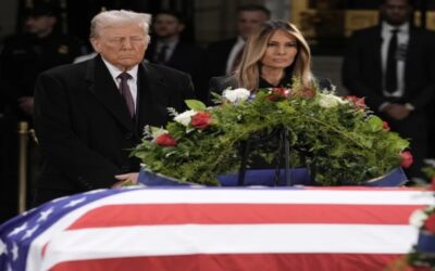 Trump se presenta a rendir homenaje ante el féretro de Jimmy Carter en el Capitolio