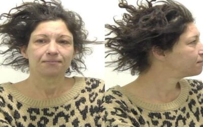Mujer arrestada por exhibirse en tienda y morder a un policía.