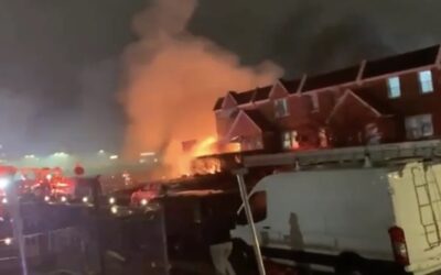 Avión pequeño se estrella cerca del centro comercial Roosevelt en Filadelfia