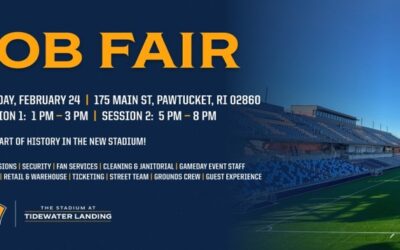 Stadium Tidewater Landing, anuncia feria trabajo, 400 puestos disponibles.