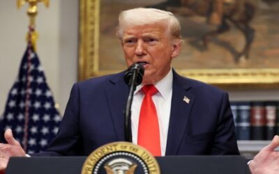 Trump confirma aranceles a México y Canadá para hoy martes, considera acuerdo libre comercio con Argentina