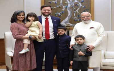 JD Vance se reúne con Modi en Nueva Delhi en una visita diplomática con un toque personal