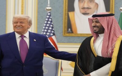Príncipe heredero saudí recibe a Trump quien inicia gira de cuatro días por Oriente Medio