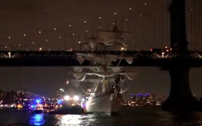 20 heridos después de que el Buque Escuela Cuauhtémoc de la Marina de México chocara contra el Puente de Brooklyn