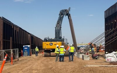 EE.UU. comenzó construcción de un nuevo muro en la frontera con México