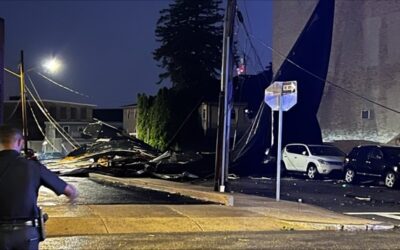 Tormentas eléctricas dejan árboles caídos, vecindarios inundados y miles sin electricidad