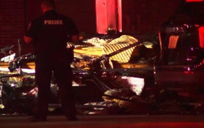 Autoridades investigan incendio en casa móvil en Pawtucket.