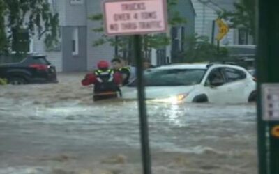 Dos muertos en Nueva Jersey por inundaciones, EEUU se prepara para más lluvias