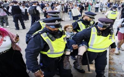 466 personas arrestadas en una manifestación a favor del grupo Palestine Action en Londres